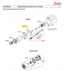 Zestaw Łożyskowy QB030 do pompy Danfoss serii 45